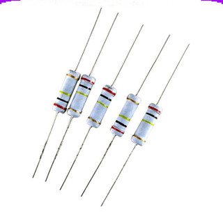 [Giá combo] (100 cái) Điện trở cắm 1W 4 vòng màu ±5% - giá trị 25KR đến 4.7MR