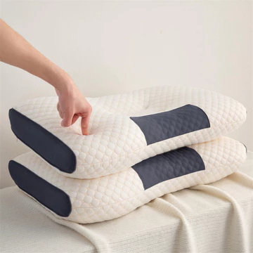 Gối Massage Cao Su Non Đàn Hồi Cao Chống Đau Cổ Vai Gáy, Chống Thoái Hoá Cột Sống, Chống Ngáy Ngủ Sâu Giấc Giảm Mệt Mỏi