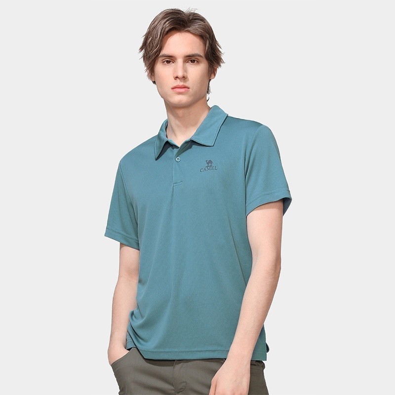 Ảnh Áo thun polo CAMEL CROWN ngắn tay nhanh khô chất lượng thời trang cao cấp cho nam 2