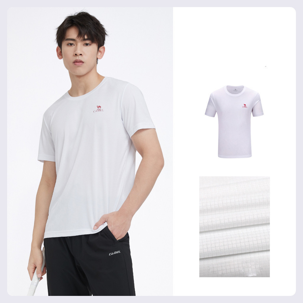 Ảnh Áo thun thể thao CAMEL CROWN ngắn tay thoáng khí chất lượng dành cho nam 2