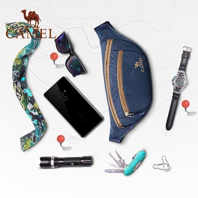Ảnh Túi bao tử CAMEL CROWN đeo chéo phong cách thể thao năng động thời trang dành cho nam và nữ 4