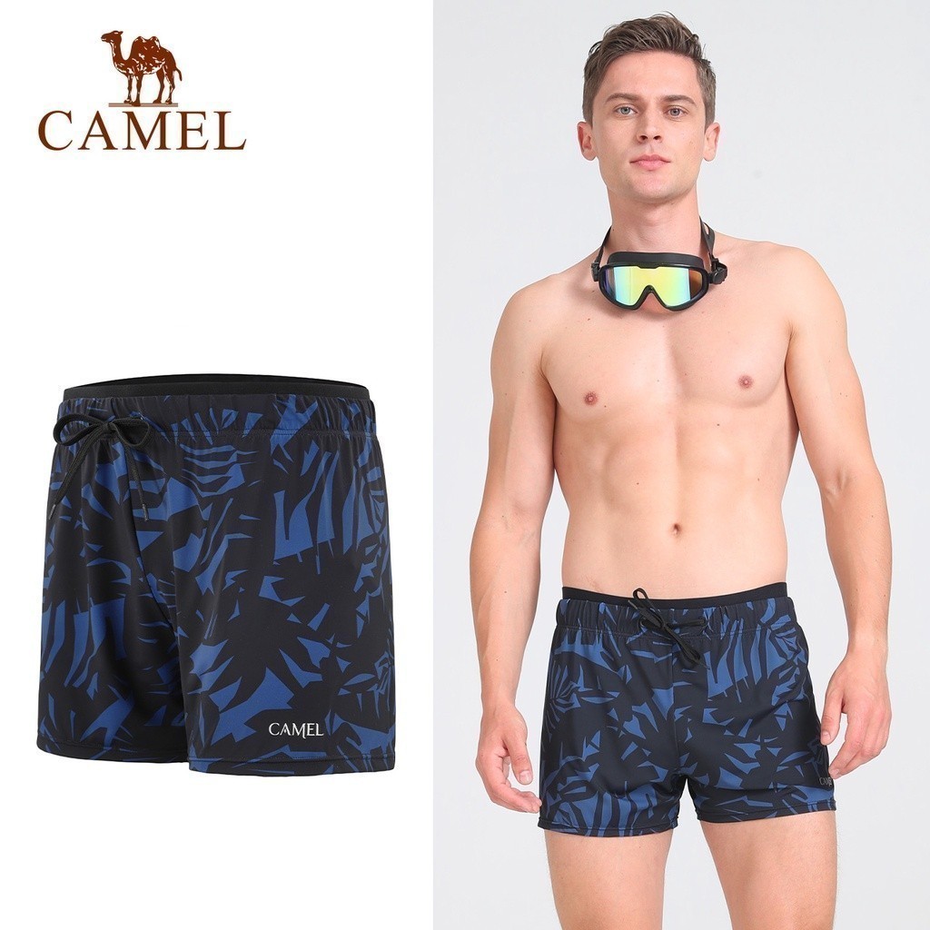 Ảnh Quần short boxer CAMEL CROWN co giãn dùng đi bơi siêu nhẹ dành cho nam 3