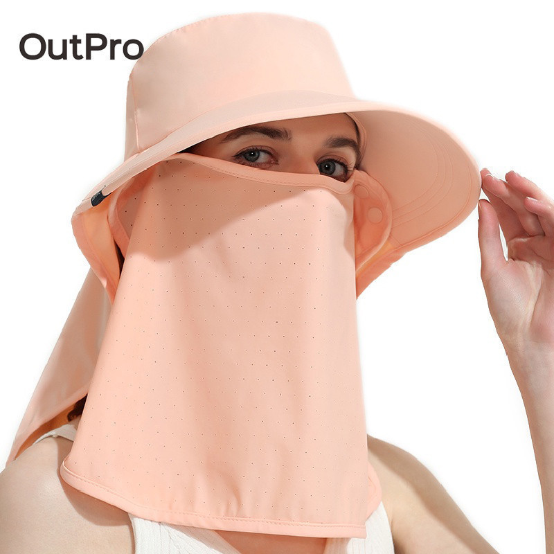 Ảnh Mũ tai bèo CAMEL CROWN chống nắng bảo vệ toàn diện cổ tròn cho hoạt động ngoàI trờI 2