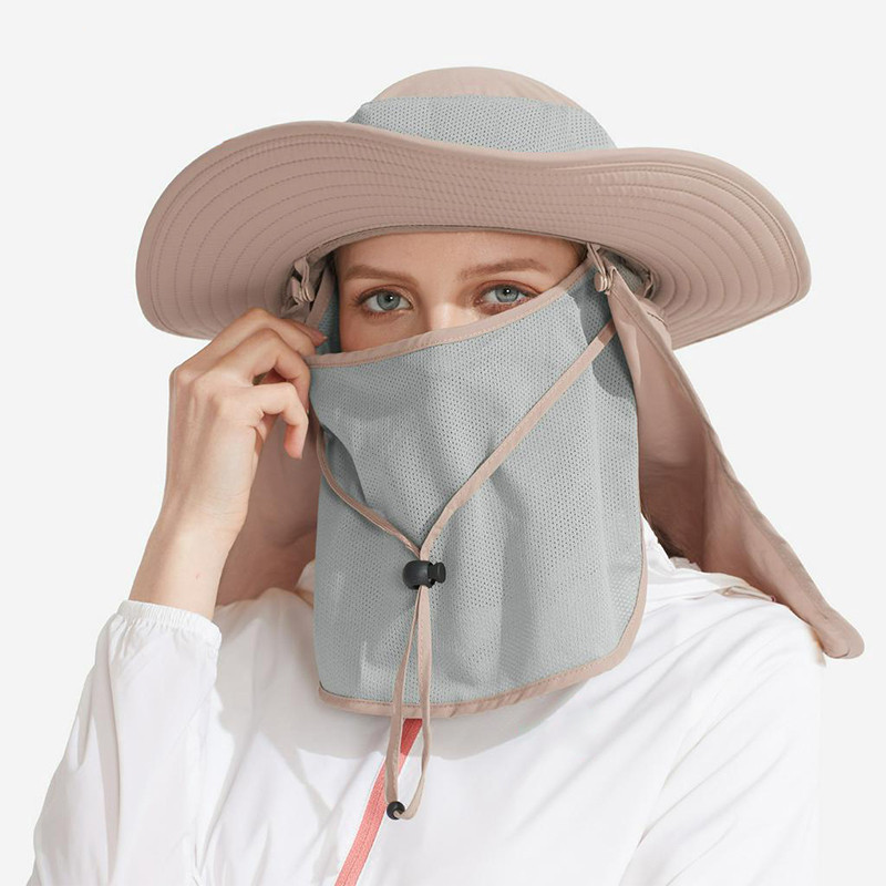 Ảnh Mũ tai bèo CAMEL CROWN chống nắng bảo vệ toàn diện cổ tròn cho hoạt động ngoàI trờI 4