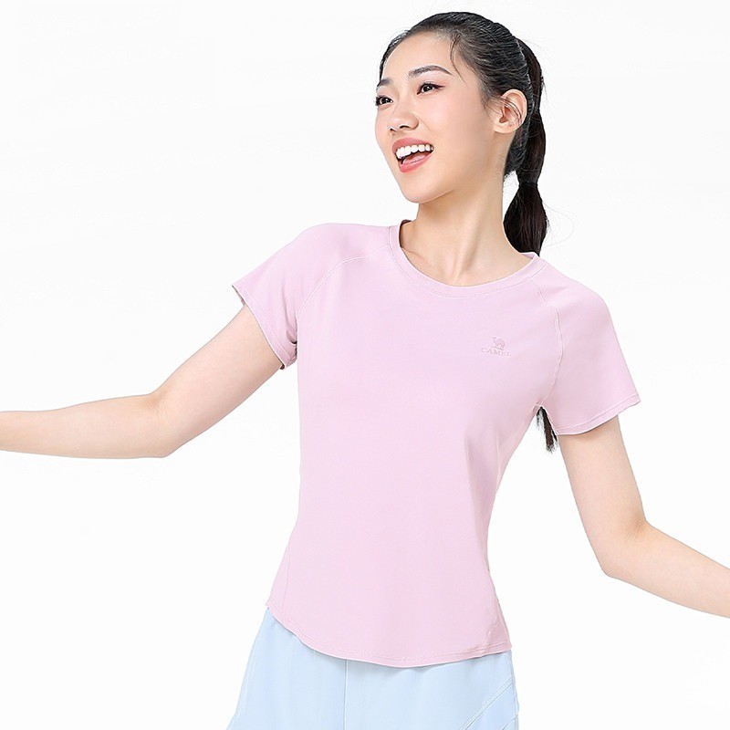 Ảnh Áo thun ngắn tay CAMEL CROWN dành cho nữ Giảm béo Ẩm thấm hút nhanh khô thoáng khí 1