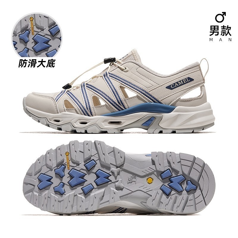 Ảnh Xăng đan Nam CAMEL CROWN Baotou Chống Trơn Trượt Ngoài Trời Crocs Giày Thể Thao Nam 1