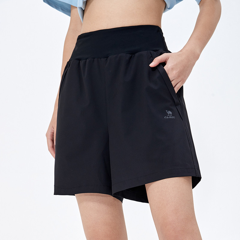Ảnh Quần short thể thao CAMEL CROWN dáng rộng co giãn thoáng khí nhanh khô thời trang cao cấp cho nữ 3