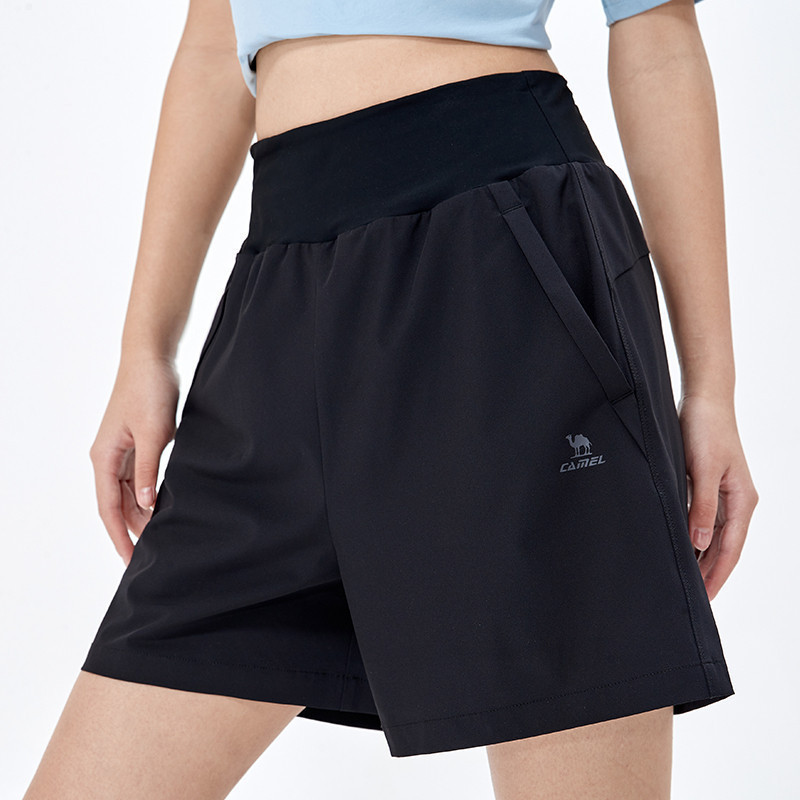 Ảnh Quần short thể thao CAMEL CROWN dáng rộng co giãn thoáng khí nhanh khô thời trang cao cấp cho nữ 4