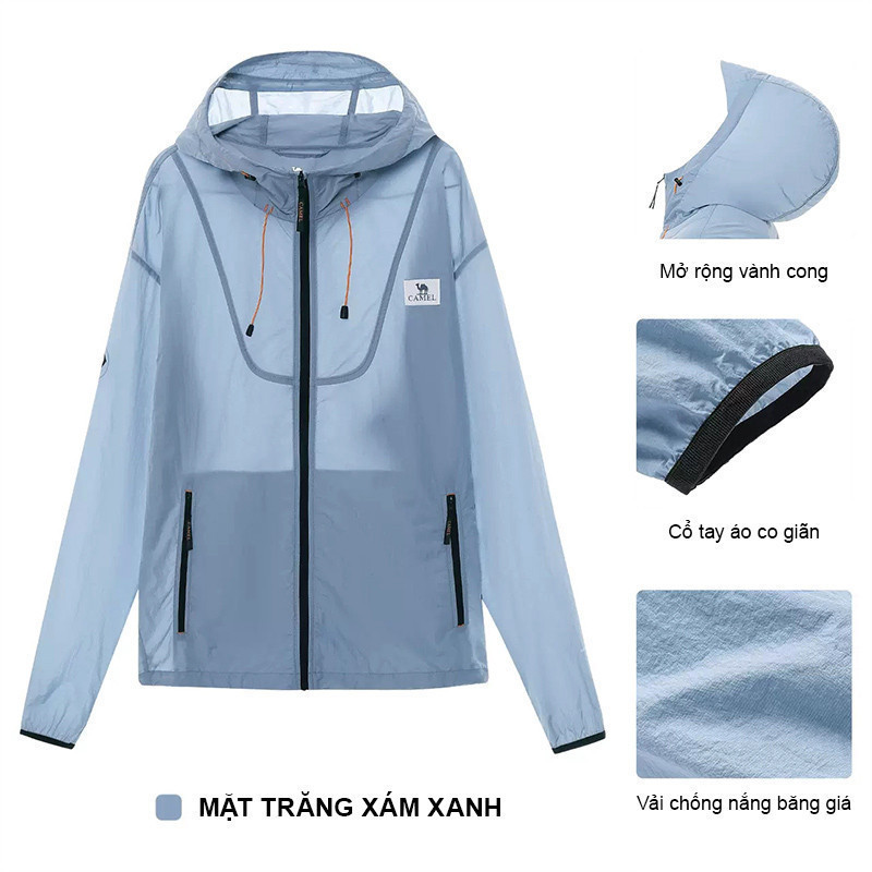 Ảnh CAMEL CROWN Áo Khoác Chống Nắng Và Tia uv Thoáng Mát Cá Tính Cho Nam 2