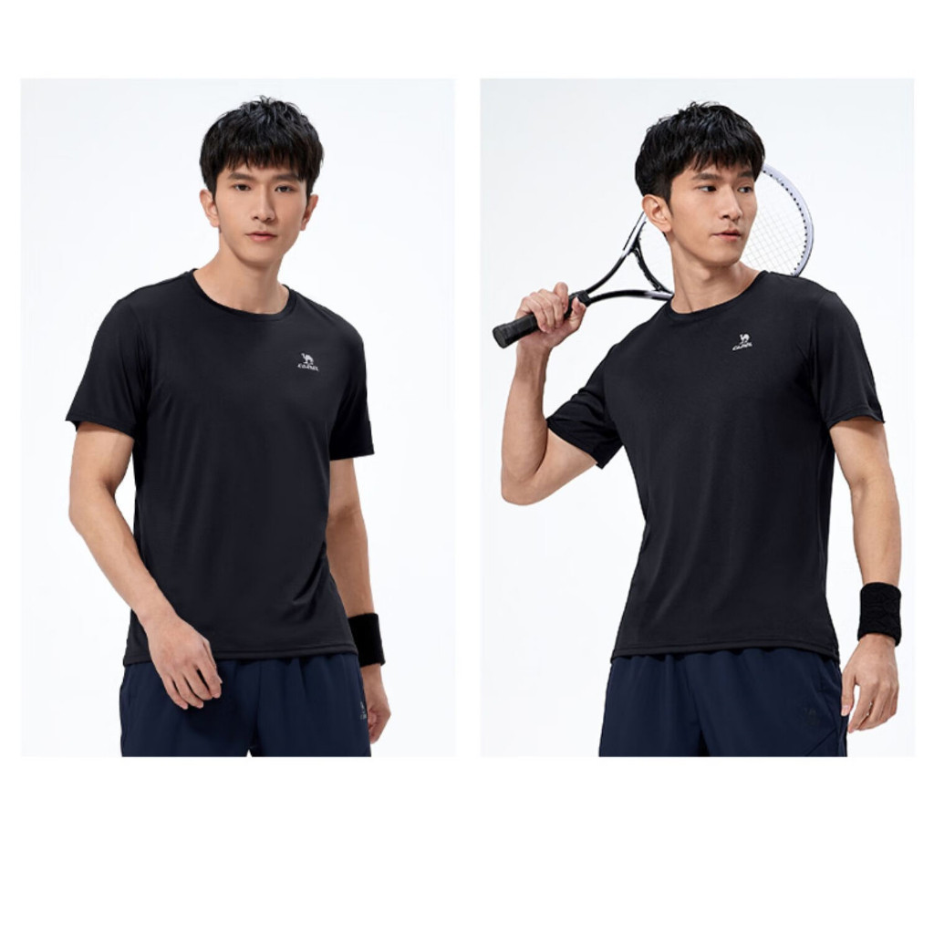 Ảnh Áo thun thể thao CAMEL CROWN ngắn tay thoáng khí mau khô thời trang xuân hè cho nam 4