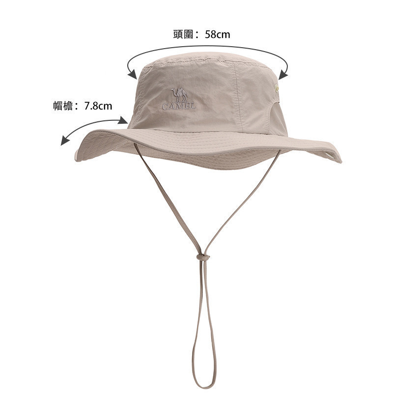 Ảnh Mũ ngư dân CAMEL CROWN chống nắng leo núi và leo núi ngoài trời 2