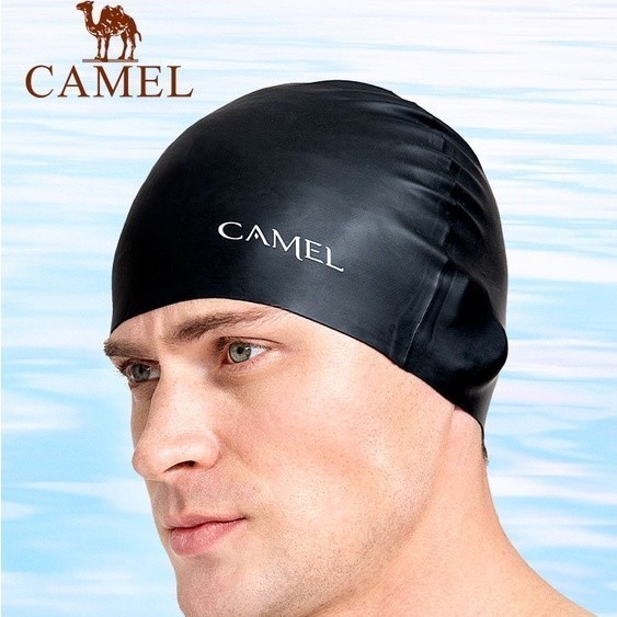 Ảnh Mũ bơi CAMEL CROWN bảo vệ tai chống thấm nước bằng chất liệu silicone 4