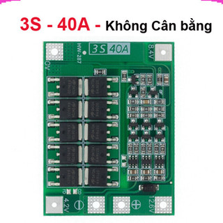 Mạch sạc bảo vệ pin Lithium 3S/4S 40A 60A 18650 BMS 11.1V 12.6V/14.8V 16.8V