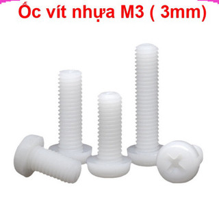 [Giá sỉ] (50C) Ốc vít nhựa M3 (3mm)