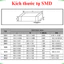 tụ gốm, tụ dán đa lớp MLCC - size 0805 - 50V