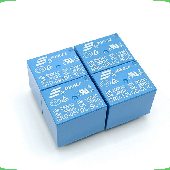 [Giá bán sỉ] (5 cái) Relay ( Rờ Le) 3V - 5V - 12V - 24V - 5 chân SongLe
