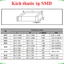 tụ gốm, tụ dán đa lớp MLCC - size 0603 - 50V