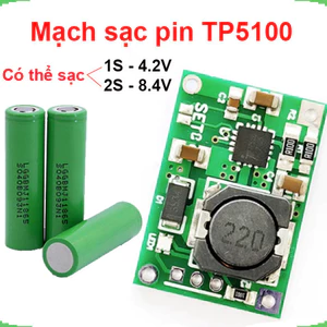 Mạch sạc pin TP5100 4.2V(1S) hoặc 8.4V(2S) 2A