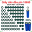giấy dán cách điện, cách nhiệt đầu pin 18650