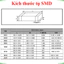 tụ gốm, tụ dán đa lớp MLCC - size 1206 - 50V