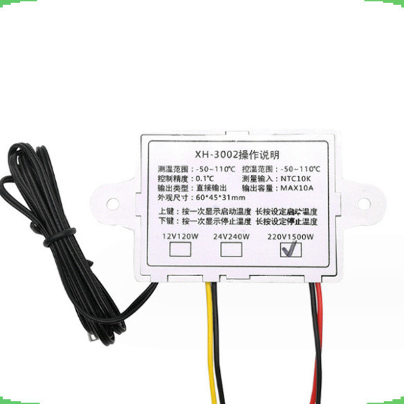 Bộ nhiệt độ, làm máy ấp trứng XH - W3002 - 12V/24V/220V
