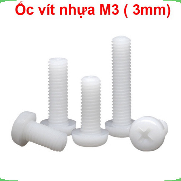 [Giá bán sỉ] (50 cái) Ốc vít nhựa M3 (3m mét)