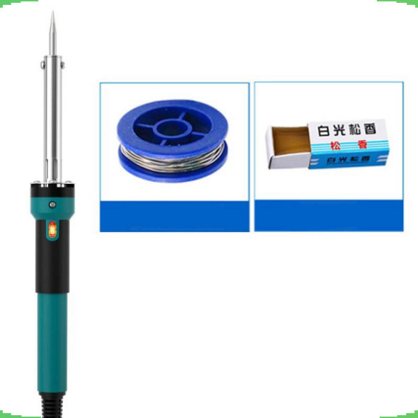 Bộ mỏ hàn thiếc 60W 220V, thiếc hàn, kệ hàn, nhựa thông