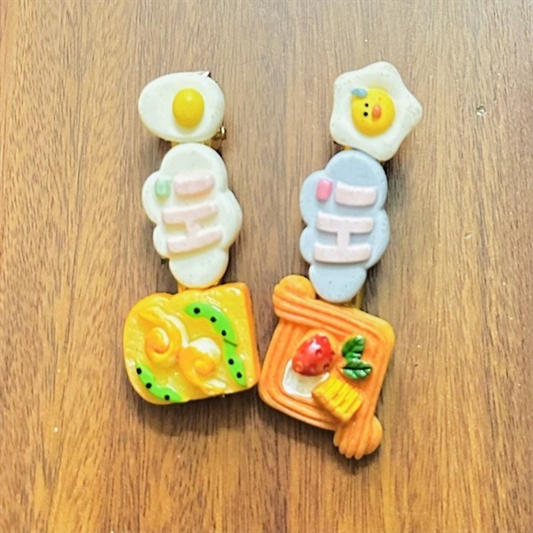 Kẹp Tóc Hi Đồ Ăn Nhanh Dễ Thương