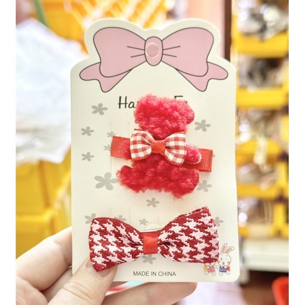 Set 2 Kẹp Tóc Xinh Xắn Cho Bé