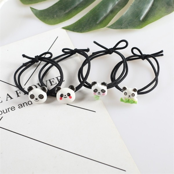 3 Thun Buộc Tóc Gấu Trúc Xinh