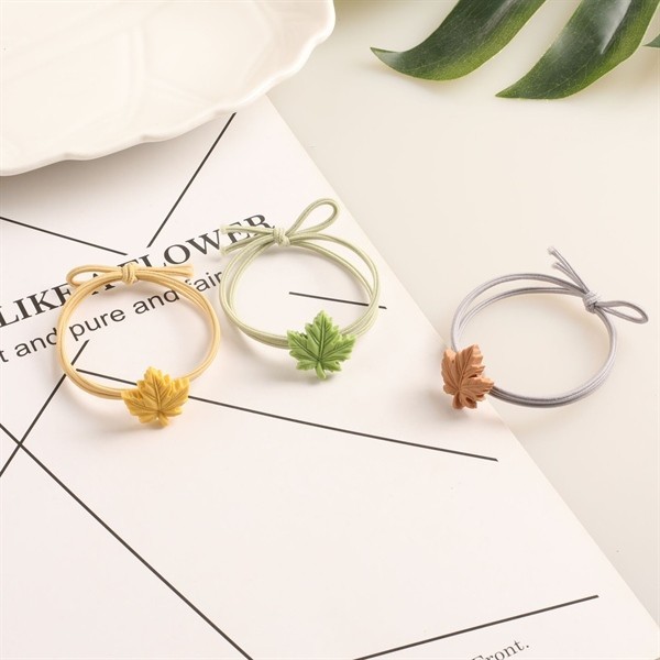 3 Thun Buộc Tóc Chiếc Lá