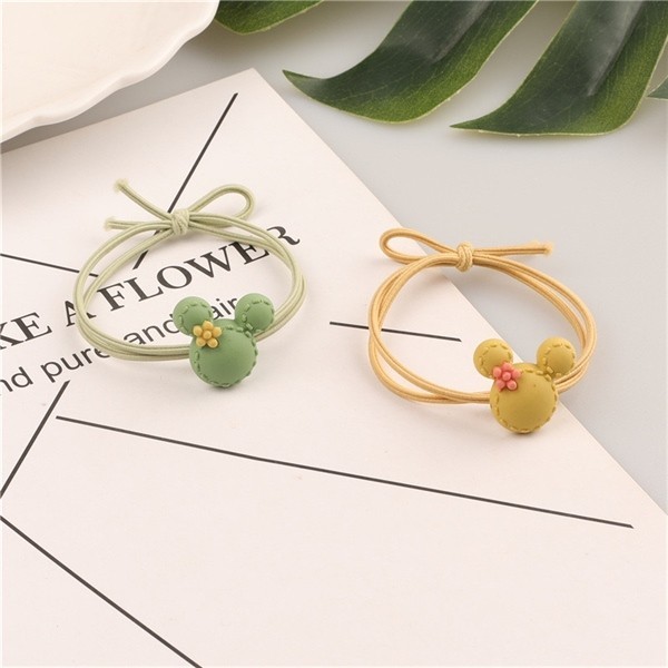 3 Thun Buộc Tóc Thỏ Hoa