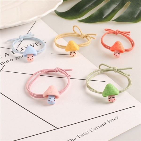 3 Thun Buộc Tóc Nấm Xinh