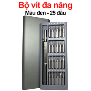 Bộ vít đa năng màu đen 25 đầu