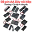 Đế pin tiểu, pin AA đầu ra dây nối tiếp, đế pin có nắp có kèm công tắc