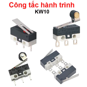 Công Tắc Hành Trình KW10 1A 125V 3 Chân Cắm PCB Nhỏ Gọn Độ Bền Cao