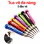 Tua vít 5 đầu sửa chữa điện thoại đa năng (5 đầu vít để trong thân tua vít)