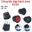 Công Tắc Bập Bênh Tròn KCD1 6A 250V Lỗ Khoét 20mm Chân Đồng