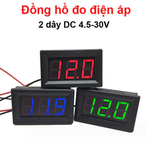 Đồng hồ hiển thị điện áp DC 4.5V - 30V 2 dây