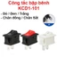 Công Tắc Bập Bênh KCD1-101 2 Chân 6A 250V Size 15x21mm