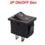 Công Tắc Bập Bênh KCD1 - 11 2P/3P, 10x15mm, 3A 250V, Vỏ Polymine Tiếp Điểm Đồng