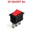 Công Tắc Bập Bênh KCD1 - 11 2P/3P, 10x15mm, 3A 250V, Vỏ Polymine Tiếp Điểm Đồng
