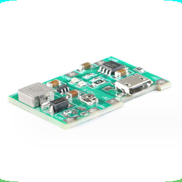 Mạch sạc pin 1S 18650 J5019 dùng IC TC4056 tích hợp mạch tăng áp 2A từ 5V lên 18V