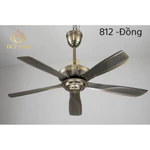 Quạt trần 5 cánh Tân cổ điển không đèn có remote từ xa thông minh,6 tốc độ siêu mát có đảo ngược chiều - Lõi Đồng — ảnh 3