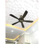Quạt trần 5 cánh Tân cổ điển không đèn có remote từ xa thông minh,6 tốc độ siêu mát có đảo ngược chiều - Lõi Đồng — ảnh 4