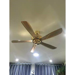Quạt trần 5 cánh Tân cổ điển không đèn có remote từ xa thông minh,6 tốc độ siêu mát có đảo ngược chiều - Lõi Đồng — ảnh 5