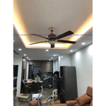 Quạt trần có đèn 5 cánh cổ điển Châu Âu,6 tốc độ mát,điều khiển từ xa có chế độ đảo chiều hút ẩm - LÕI ĐỒNG CAO CẤP — ảnh 3