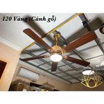 Quạt trần có đèn 5 cánh cổ điển Châu Âu,6 tốc độ mát,điều khiển từ xa có chế độ đảo chiều hút ẩm - LÕI ĐỒNG CAO CẤP — ảnh 7