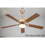 Quạt trần có đèn 5 cánh cổ điển Châu Âu,6 tốc độ mát,điều khiển từ xa có chế độ đảo chiều hút ẩm - LÕI ĐỒNG CAO CẤP — ảnh 8