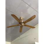 Quạt trần hiện đại 5 cánh nhựa không đèn đường kính 1m45 có điều khiển từ xa động cơ Inverter tiết kiệm điện - Lõi đồng — ảnh 2